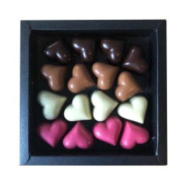 Chocolade hart "Praliné mix"