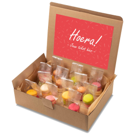 Macaron box "Hoera!"